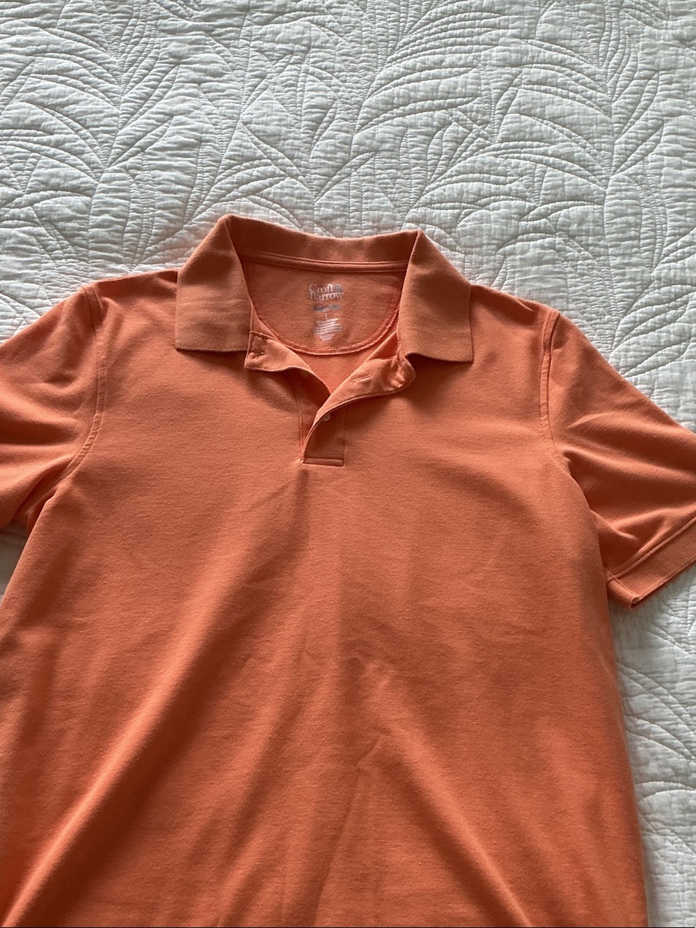 croft & barrow Men's Polo Shirt - Orange